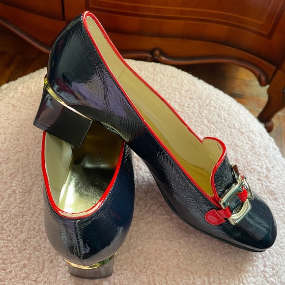 Marc by Marc Jacobs paren navy/red square toe shoes - Picture 4 of 12